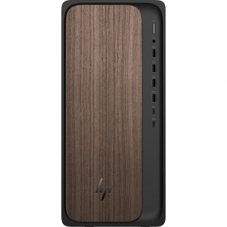 HP OmniDesk AI M03-0019nl PC Intel Core Ultra 5 225 16 GB DDR5-SDRAM 512 GB SSD Windows 11 Home Tower AI PC Nero, Legno