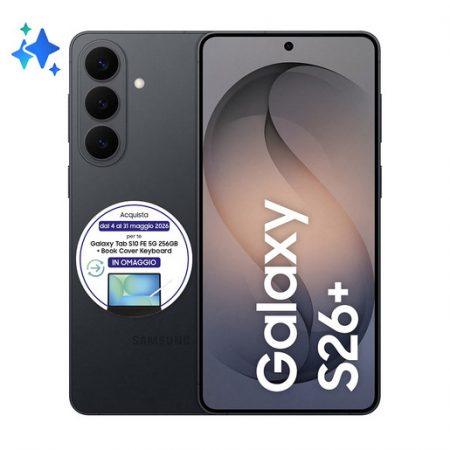 Samsung Galaxy S26+ Smartphone AI, 256GB, Processore avanzato, Assistente Foto, Creative Studio, Camera 50 MP, 4900 mAh, Black