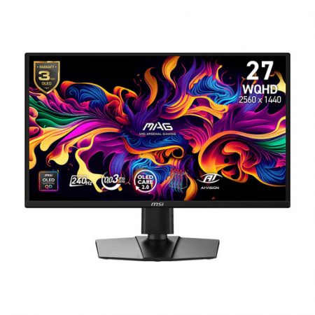 MSI MAG 272QP QD-OLED X24 Monitor PC 67,3 cm (26.5”) 2560 x 1440 Pixel Wide Quad HD Nero
