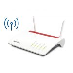 Box FRITZ! 6890 LTE INT router wireless Gigabit Ethernet Dual-band (2.4 GHz/5 GHz) 4G Rosso, Bianco