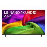 LG NANO 4K UHD AI 50'' Serie NU80 50NU800B6LC, 4K, AI Chatbot, AI Concierge, Nano Detail Enhancer, 3 HDMI, SMART TV 2026