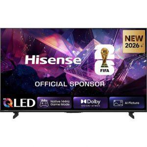 Hisense Smart TV QLED 144Hz 85” 4K 85Q7S PRO, Audio Dolby Atmos, VIDAA OS con 1000+ APP, Dolby Vision IQ, HDR 10+, Native 144Hz Game Mode, AirPlay2, Ale