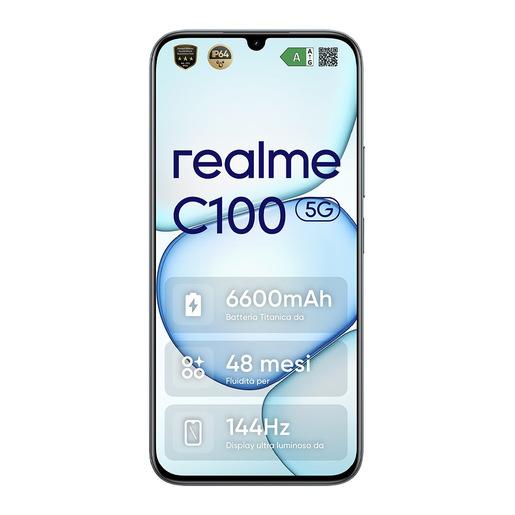realme C100 5G 17,3 cm (6.8'') Doppia SIM Android 16.0 USB tipo-C 4 GB 256 GB 6600 mAh Verde