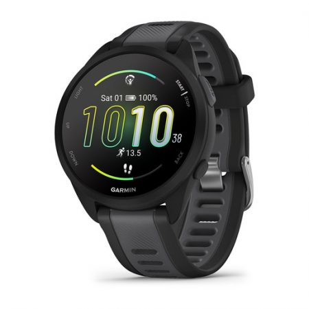 Garmin Forerunner 165 Music 3,05 cm (1.2”) AMOLED 43 mm Digitale 390 x 390 Pixel Touch screen Nero GPS (satellitare)