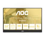 AOC 16T20E2 TV e monitor portatile Nero 39,6 cm (15.6'') LED 1920 x 1080 Pixel