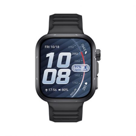 Huawei WATCH FIT 5 Pro Nero, Autonomia fino a 10 giorni, Cassa in titanio, vetro zaffiro e ECG, Compatibile con iOS e Android