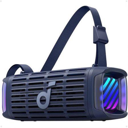 Anker Boom 3i di – Altoparlante robusto 50W, impermeabile IP68 (acqua salata), galleggiante, BassUp 2.0, Bluetooth 5.3, autonomia 16 ore, TWS. Ideale per