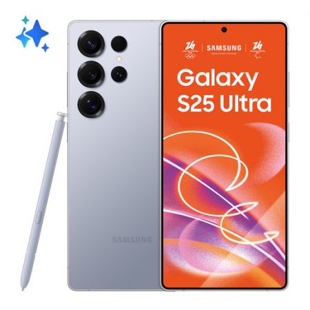 Samsung Galaxy S25 Ultra Smartphone AI, Display 6.9'' QHD+ Dynamic AMOLED 2X, Fotocamera 200MP, RAM 12GB, 256GB, 5.000 mAh, Titanium Silverblue