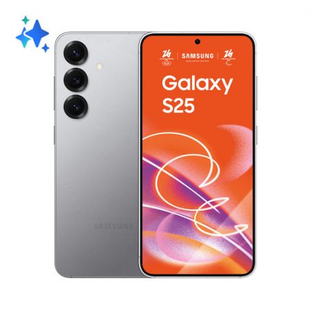 Samsung Galaxy S25 Smartphone AI, Display 6.2'' FHD+ Dynamic AMOLED 2X, Fotocamera 50MP, RAM 12GB, 256GB, 4.000 mAh, Silver shadow