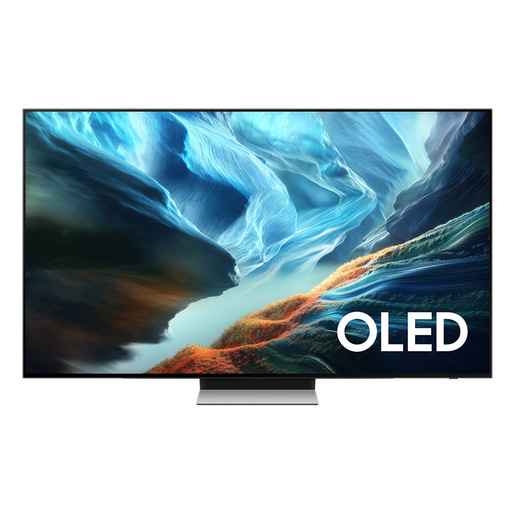 Samsung OLED AI TV 55'' QE55S90HAEXZT 4K, Processore NQ4 AI Gen3, 4K AI Upscaling Pro, Glare Free, OLED HDR+, Motion Xcelerator 165Hz, Dolby Atmos & OTS
