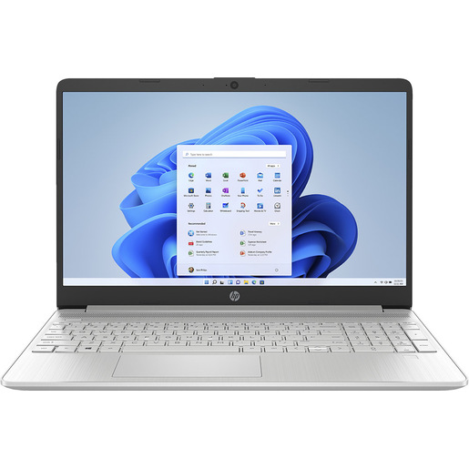 HP 15s-fq5009nl Intel® Core™ i5 i5-1235U Computer portatile 39,6 cm (15.6”) Full HD 8 GB DDR4-SDRAM 512 GB SSD Wi-Fi 5 (802.11ac) Windows 11 Home Argent - 1
