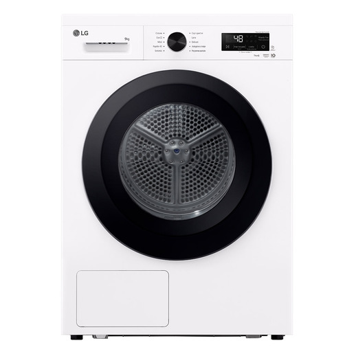 LG RNX1009NWK asciugatrice Libera installazione Caricamento frontale 9 kg Bianco