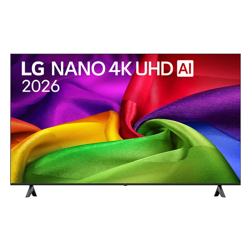 LG NANO 4K UHD AI 65'' Serie NU80 65NU800B6LA, 4K, AI Chatbot, AI Concierge, Nano Detail Enhancer, 3 HDMI, SMART TV 2026