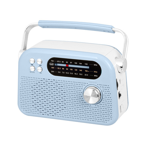 Trevi Radio Wireless Portatile Multibanda USB Micro SD RDA 70 BR Blu