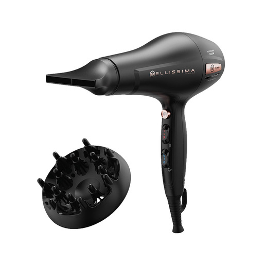 Bellissima Imetec My Pro P3 3400 Asciugacapelli, Motore professionale, Ionizzatore per Capelli morbidi e Idratati, Griglia Rivestita in Ceramica, Potenza