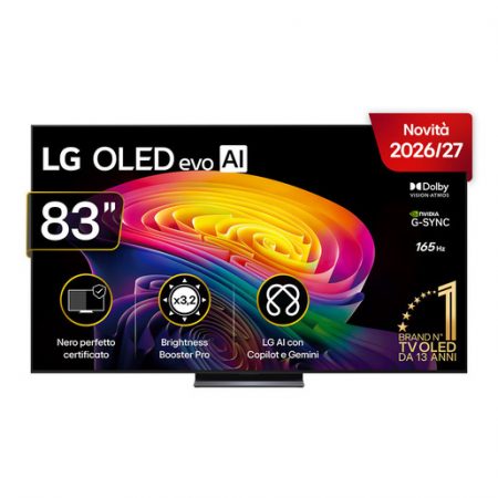~ai-c28a6499-9dfa-45bd-a61c-1ce554f9df12_ LG OLED evo AI 83'' Serie C6 Pro OLED83C66LB, 4K, Hyper Radiant Color, Precision HDR, Processore α11 Gen3, SMART TV 2026