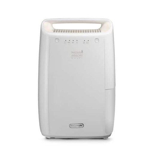 De’Longhi Tasciugo AriaDry - Deumidificatore, Capacità deumidificazione 10l/24h, Serbatoio 2,1L, Bianco (DEX210SF)
