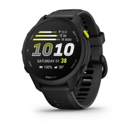 Garmin Forerunner 70 3,05 cm (1.2”) AMOLED 43 mm Digitale 390 x 390 Pixel Touch screen Nero GPS (satellitare)
