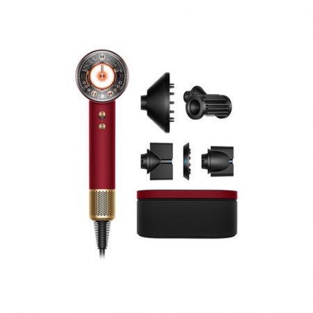 Dyson Supersonic Nural Red Velvet and Gold Lisci e Mossi