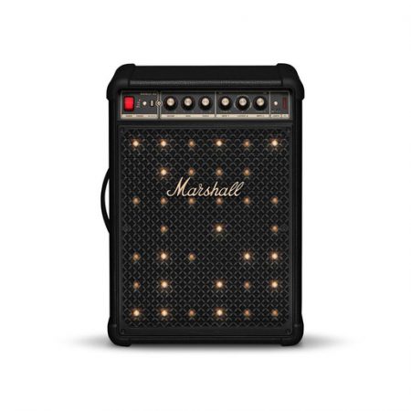 256320 - 1 Marshall Bromley 450 altoparlante portatile e per feste Altoparlante portatile stereo Nero, Ottone 80 W