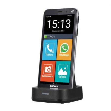 Brondi AMICO VERO 4G 14,5 cm (5.7'') Doppia SIM Android 14 3 GB 32 GB 2800 mAh Nero