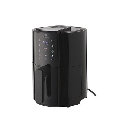 imm-6A - UNIEURO - FRIGGITRICE AD ARIA 1,8L - ELNEXTAIRFRYER385B Electroline ELNEXTAIRFRYER385BTR friggitrice Singolo 1,8 L Indipendente 1000 W Friggitrice ad aria calda Nero