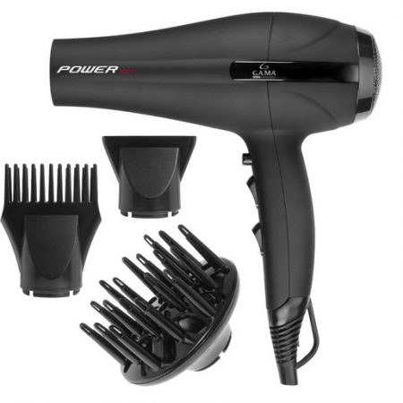 GA.MA Phon Power Ion: 2200 W, tecnologia ioni, ideale per tutti i tipi di styling, motore AC a lunga durata, componenti in ceramica per protezione dei ca