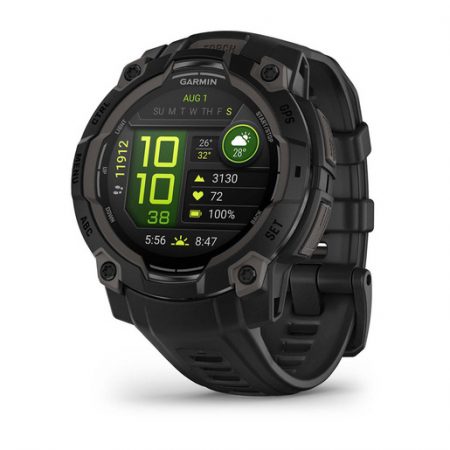 Garmin Instinct 3 AMOLED 3,05 cm (1.2”) 45 mm Digitale 390 x 390 Pixel Touch screen Nero GPS (satellitare)