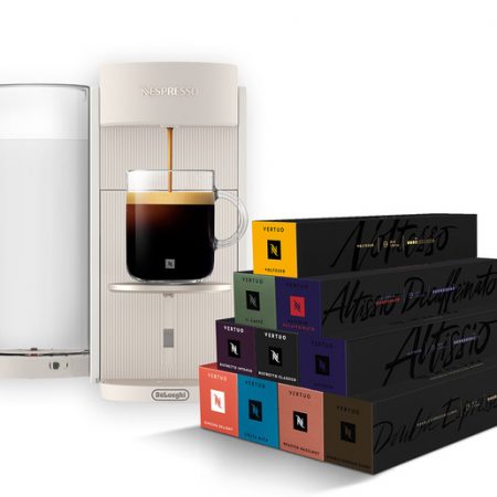 De’Longhi ENV200W+100CAPS Automatica Macchina per caffè a capsule 1,4 L