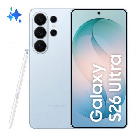 Samsung Galaxy S26 Ultra Smartphone AI, 512GB, Privacy Display integrato, Processore potente, Assistente Foto, Camera 200 MP, 5000 mAh, Sky Blue
