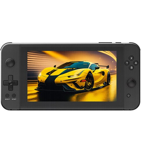 IT-WHY Console da gioco portatile 70 giochi retro 17,8 cm (7'') Nero
