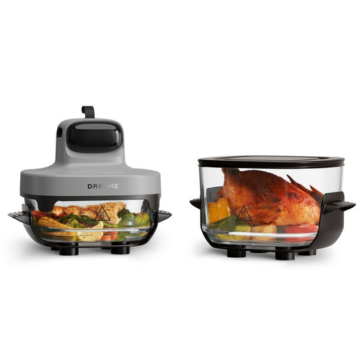 Dreame Tasti Singolo Indipendente 1500 W Friggitrice ad aria calda Nero, Trasparente, Bianco - 1500 W