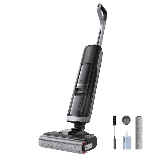 Dreame H14 VIU Aspirapolvere lavapavimenti senza fili, potenza di aspirazione 18.000 Pa, design piatto a 180°, lavaggio e asciugatura automatica della sp - 0,88 L