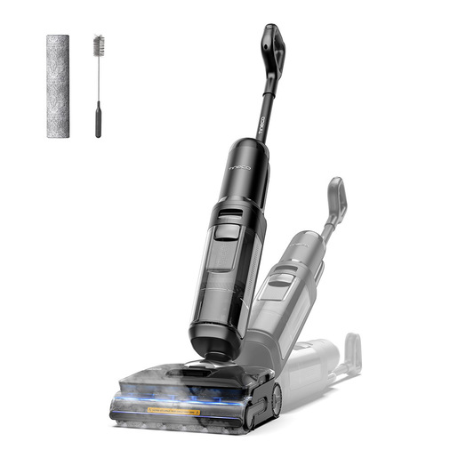 Tineco FLOOR ONE S7 Stretch Steam Lavapavimenti Aspirapolvere a Vapore Senza Fili, 140℃ HyperSteam, Design reclinabile a 180° , Design Anti-groviglio, Au