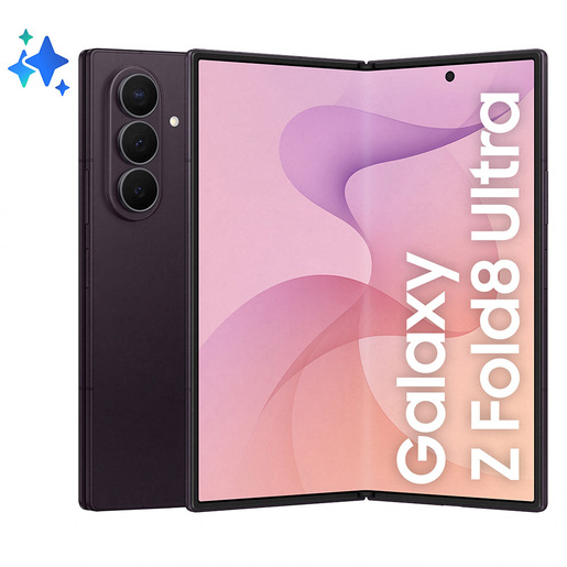 Samsung Galaxy Z Fold8 Ultra , 512GB, Violet Shadow, Processore Potente, Batteria 5000 mAh, Multischermo, RAM 12GB, Camera 200 MP, Now Nudge, Assistente