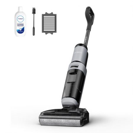 Tineco FloorOne i5 Stretch PLUS Lavapavimenti aspirapolvere senza fili, Design reclinabile a 180°, aspirazione 20000 Pa, zero grovigli, auto-pulizia