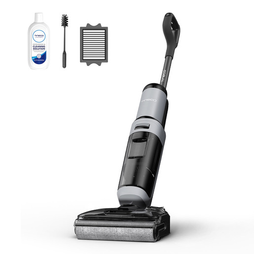 Tineco FloorOne i5 Stretch PLUS Lavapavimenti aspirapolvere senza fili, Design reclinabile a 180°, aspirazione 20000 Pa, zero grovigli, auto-pulizia