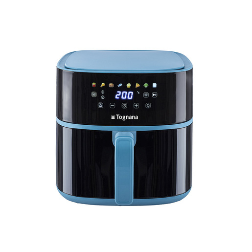 Tognana Porcellane D2DFA05IRZU friggitrice Singolo 8 L Indipendente 2000 W Friggitrice ad aria calda Nero, Blu