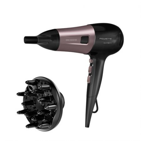 Rowenta Powerline CV5940 asciuga capelli 2100 W Nero, Rosa