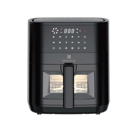 Print Electroline ELNEXTAIRFRYER388BTR friggitrice Singolo 5,5 L Indipendente 1900 W Friggitrice ad aria calda Nero