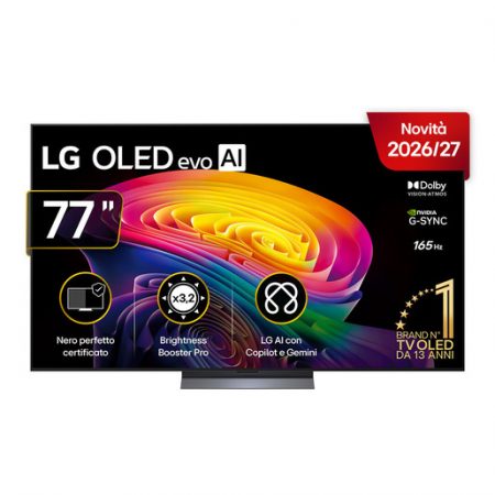 ~ai-03304514-2a65-47c0-9c16-6a7b171f0983_ LG OLED evo AI 77'' Serie C6 OLED77C65LA, 4K, Hyper Radiant Color, Processore α11 Gen3, VRR 165Hz,G-Sync, SMART TV 2026