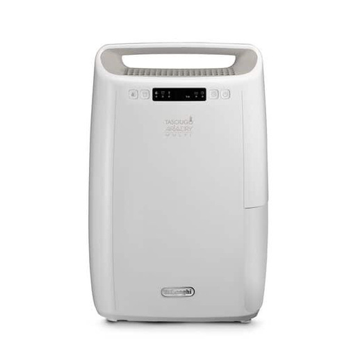 De’Longhi Tasciugo AriaDry - Deumidificatore, Capacità deumidificazione 14l/24h, Serbatoio 2,1L, Bianco (DEXD214RF)