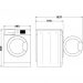 Indesit Lavatrice a libera installazione MTWC 91296 W IT - MTWC 91296 W IT
