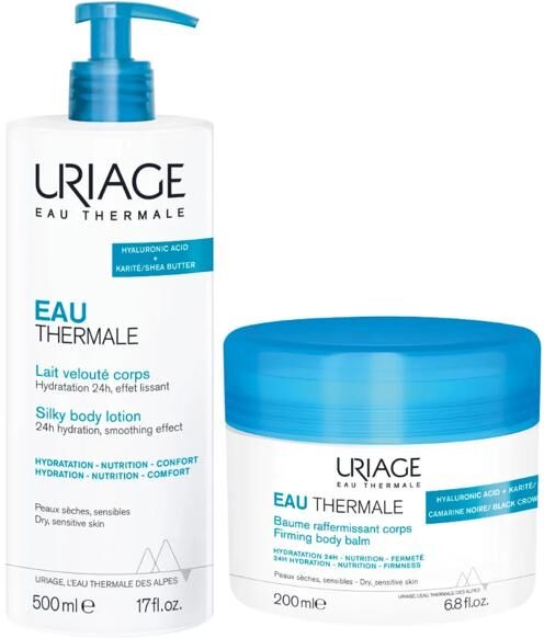 Uriage Eau Thermale Balsamo Fondente Corpo Vasetto 200 ml + Latte Corpo Fluido Idratante 500 ml