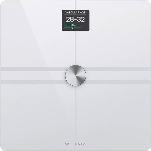 Withings BODY COMP White- Bilancia intelligente Wi-Fi con analisi completa del corpo
