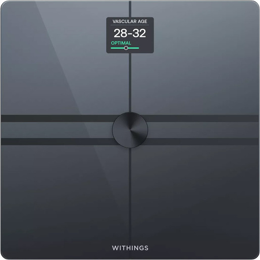 Withings BODY COMP Black - Bilancia intelligente Wi-Fi con analisi completa del corpo