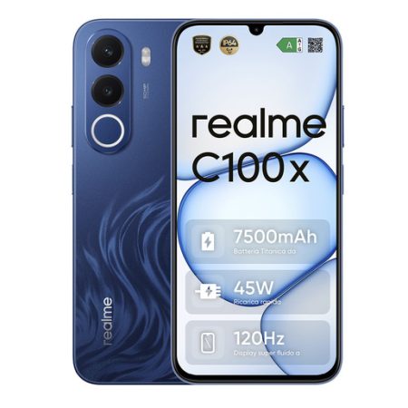 realme C100X smartphone 17,3 cm (6.8”) Android 16.0 4G USB tipo-C 4 GB 256 GB 8000 mAh Blu