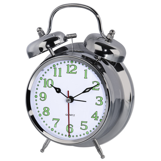 Hama Orologio sveglia ''Nostalgia'' Silver