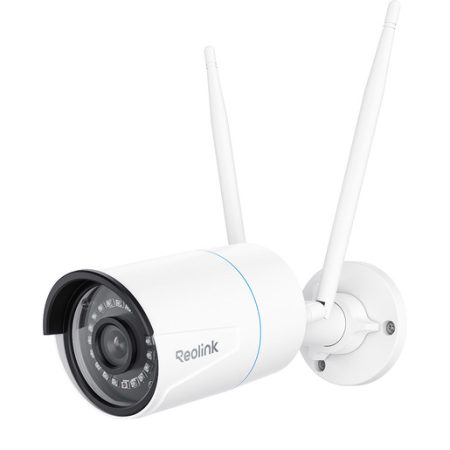 Reolink Telecamera di Sicurezza Esterna Wi-Fi da 5 MP, Wi-Fi da 2,4/5 GHz, Rilevamento di Persone/Veicoli/Animali, Visione Notturna fino a 30 Metri W320