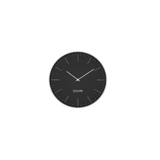 Explore Scientific RAC1004 orologio da parete e da tavolo Rotondo Nero